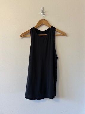 Lululemon Black Open Back Sleeveless Tank Top | Size Small